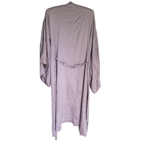 NWT Zara Lingerie Silk Kimono Long Robe Dressing Gown Small Luxury Elegant Sexy - Picture 3 of 10
